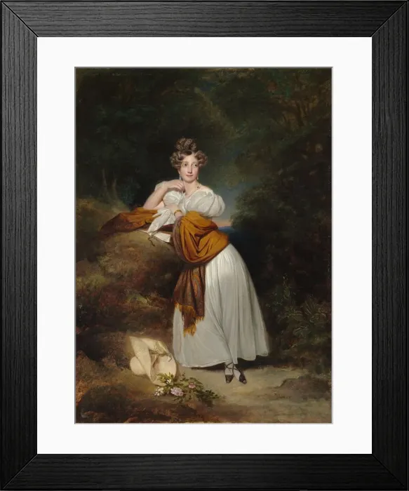 Framed Print : Sophie Guillemette, Grand Duchess of Baden (1801-1865), 1831. Creator: Franz Xaver Winterhalter Framed Print : Sophie Guillemette, Grand Duchess of Baden (1801-1865), 1831. Creator: Franz Xaver Winterhalter