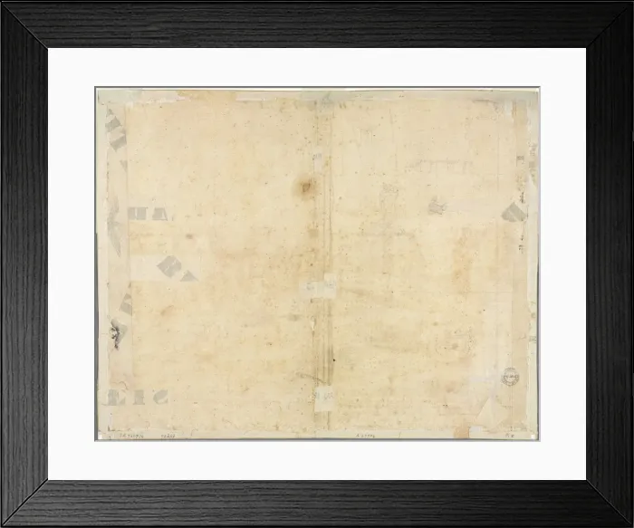 Framed Print : Sketches of Windows and Pilasters of the Attic Storey of the Collegio di Propaganda Fide (verso) Framed Print : Sketches of Windows and Pilasters of the Attic Storey of the Collegio di Propaganda Fide (verso)