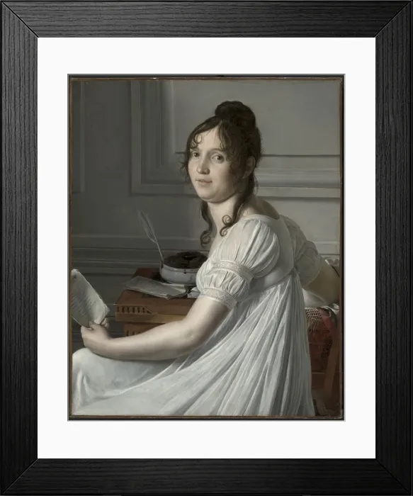 Framed Print : Sophie Crouzet, c. 1801. Creator: Louis Hersent (French, 1777-1860) Framed Print : Sophie Crouzet, c. 1801. Creator: Louis Hersent (French, 1777-1860)