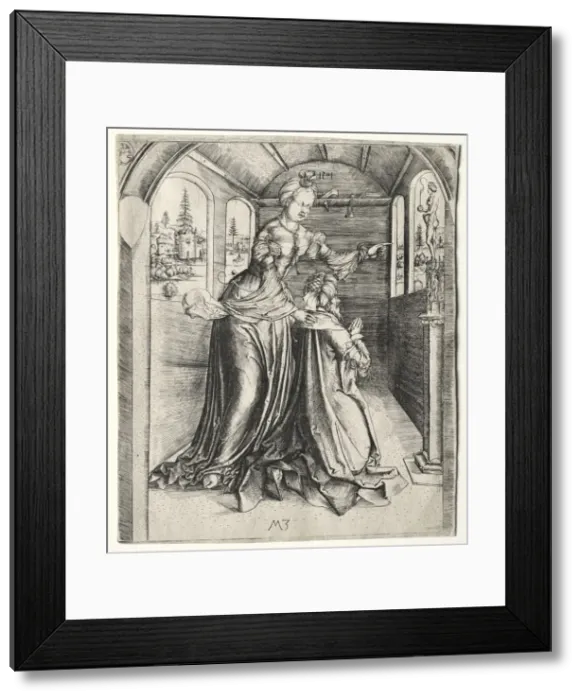 Framed Print : Solomon Worshipping Idols, 1501. Creator: Master MZ (German) Framed Print : Solomon Worshipping Idols, 1501. Creator: Master MZ (German)