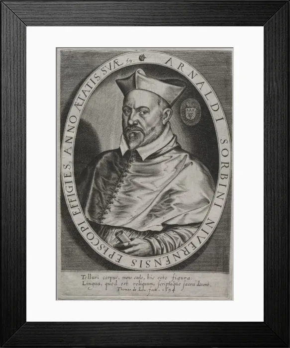Framed Print : Sorbin de Ste Foy, 1594. Creator: Thomas de Leu (French)