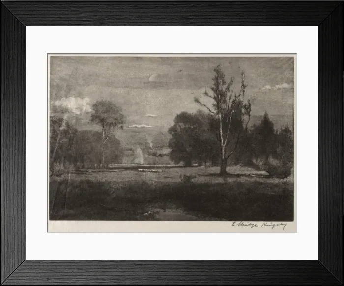 Framed Print : A Morning, 1887. Creator: Elbridge Kingsley (American, 1841-1915) Framed Print : A Morning, 1887. Creator: Elbridge Kingsley (American, 1841-1915)