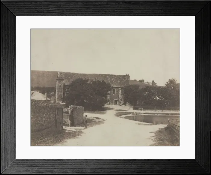 Framed Print : A Priory, Lyminge, 1853. Creator: George B. Shepherd (British) Framed Print : A Priory, Lyminge, 1853. Creator: George B. Shepherd (British)