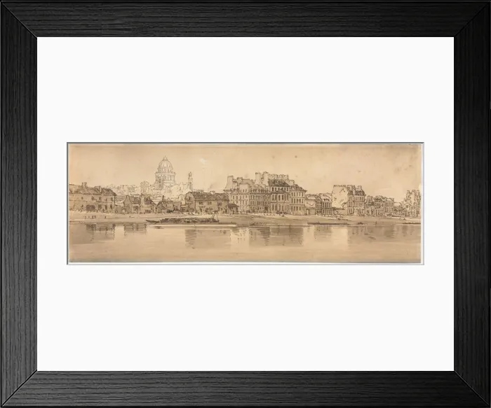 Framed Print : A Selection of Twenty of the Most Picturesque Views in Paris…, 1802. Creator Framed Print : A Selection of Twenty of the Most Picturesque Views in Paris…, 1802. Creator