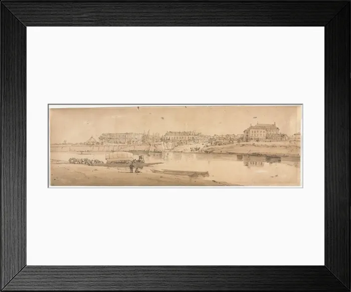 Framed Print : A Selection of Twenty of the Most Picturesque Views in Paris…, 1802. Creator Framed Print : A Selection of Twenty of the Most Picturesque Views in Paris…, 1802. Creator