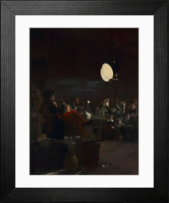 Framed Print : A Night Class, c. 1881. Creator: Jehan-Georges Vibert (French, 1840-1902) Framed Print : A Night Class, c. 1881. Creator: Jehan-Georges Vibert (French, 1840-1902)