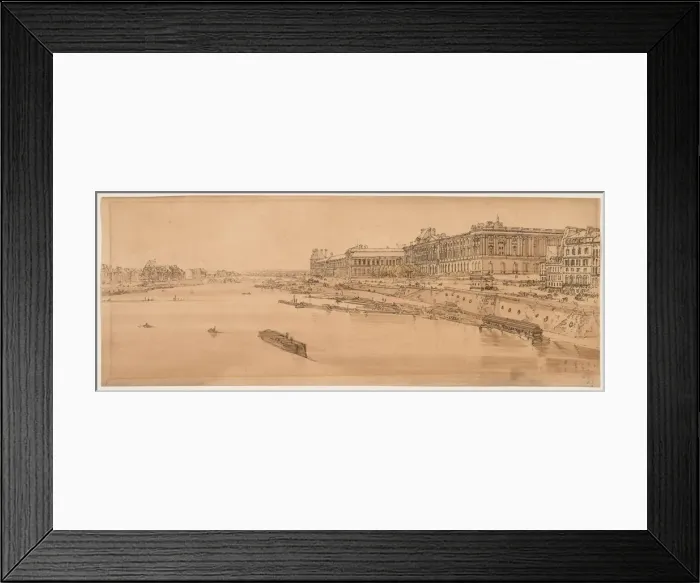 Framed Print : A Selection of Twenty of the Most Picturesque Views in Paris…, 1802. Creator Framed Print : A Selection of Twenty of the Most Picturesque Views in Paris…, 1802. Creator