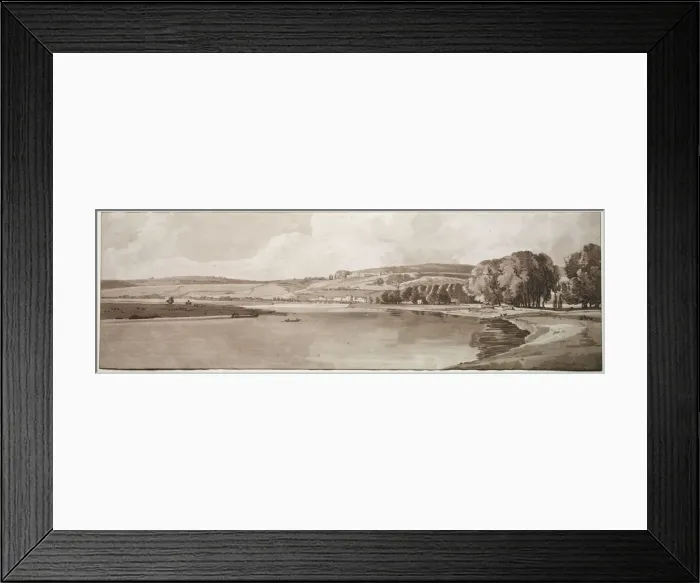 Framed Print : A Selection of Twenty of the Most Picturesque Views in Paris: View of Belle Vue & Framed Print : A Selection of Twenty of the Most Picturesque Views in Paris: View of Belle Vue &