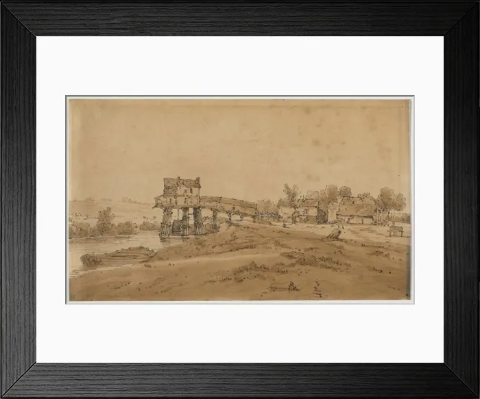 Framed Print : A Selection of Twenty of the Most Picturesque Views in Paris…, 1802. Creator Framed Print : A Selection of Twenty of the Most Picturesque Views in Paris…, 1802. Creator
