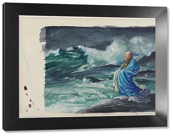 A Rishi Stirring Up a Storm, 1897. Creator: John La Farge (American, 1835-1910)