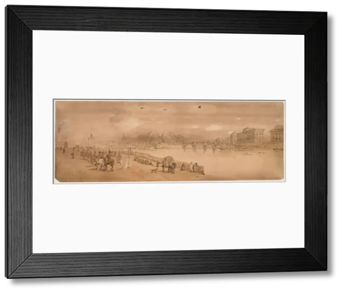 Framed Print : A Selection of Twenty of the Most Picturesque Views in Paris…, 1802. Creator Framed Print : A Selection of Twenty of the Most Picturesque Views in Paris…, 1802. Creator
