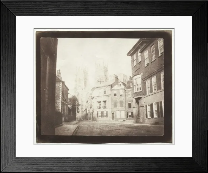 Framed Print : A Scene in York, 1845. Creator: William Henry Fox Talbot (British, 1800-1877) Framed Print : A Scene in York, 1845. Creator: William Henry Fox Talbot (British, 1800-1877)