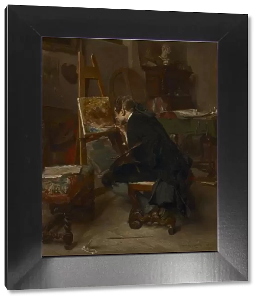 A Painter, 1855. Creator: Ernest Meissonier (French, 1815-1891)