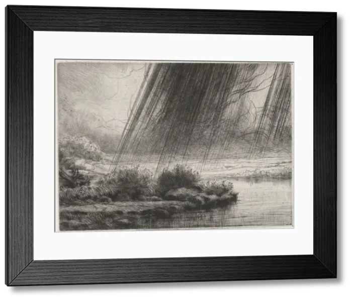 Framed Print : A Storm. Creator: Alphonse Legros (French, 1837-1911) Framed Print : A Storm. Creator: Alphonse Legros (French, 1837-1911)
