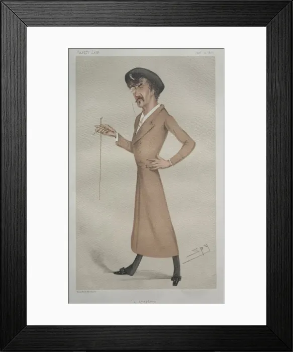 Framed Print : A Symphony (Whistler), 1878. Creator: Leslie Matthew (Spy) Ward (British, 1851-1922) Framed Print : A Symphony (Whistler), 1878. Creator: Leslie Matthew (Spy) Ward (British, 1851-1922)