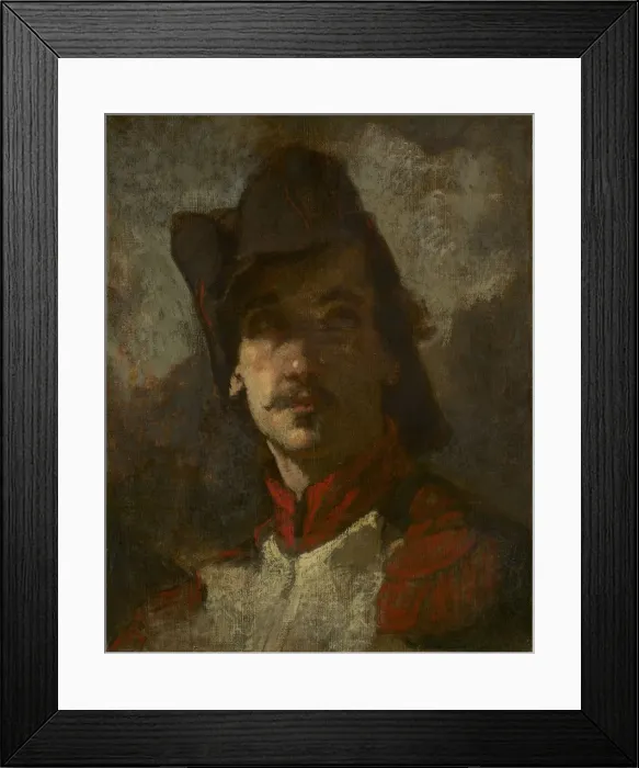 Framed Print : A Volunteer of 1792, 1848. Creator: Thomas Couture (French, 1815-1879) Framed Print : A Volunteer of 1792, 1848. Creator: Thomas Couture (French, 1815-1879)