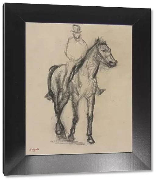 Horse and Rider, c. 1890. Creator: Edgar Degas (French, 1834-1917)