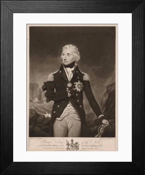 Framed Print : Horatio Nelson. Creator: William Barnard (British, 1774-1849) Framed Print : Horatio Nelson. Creator: William Barnard (British, 1774-1849)