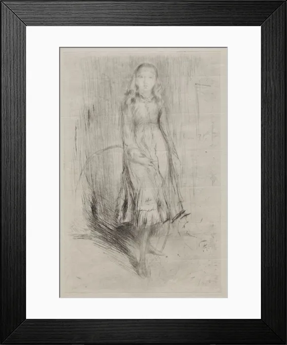 Framed Print : Florence Leyland. Creator: James McNeill Whistler (American, 1834-1903) Framed Print : Florence Leyland. Creator: James McNeill Whistler (American, 1834-1903)