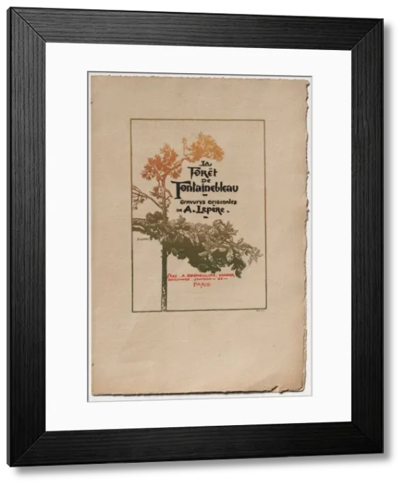 Framed Print : Fontainebleau Forest: Ad for Fontainebleau Forest (La Foret de Fontainebleau) Framed Print : Fontainebleau Forest: Ad for Fontainebleau Forest (La Foret de Fontainebleau)