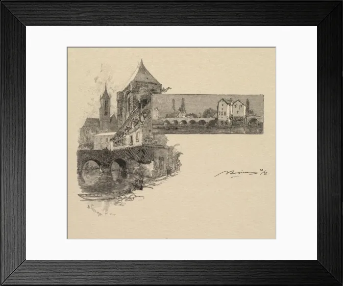 Framed Print : Fontainebleau Forest: Moret, the Wood-Mill (La Foret de Fontainebleau... 1890 Framed Print : Fontainebleau Forest: Moret, the Wood-Mill (La Foret de Fontainebleau... 1890