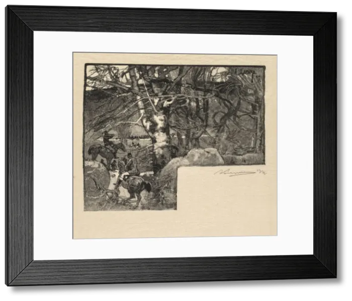 Framed Print : Fontainebleau Forest: Ride to the Hounds at Mont-Gerard (La Foret de Fontainebleau…) Framed Print : Fontainebleau Forest: Ride to the Hounds at Mont-Gerard (La Foret de Fontainebleau…)