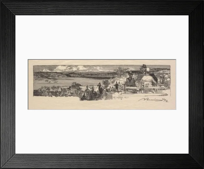 Framed Print : Fontainebleau Forest: Valley of the Solle (La Foret de Fontainebleau: La Vallee Framed Print : Fontainebleau Forest: Valley of the Solle (La Foret de Fontainebleau: La Vallee