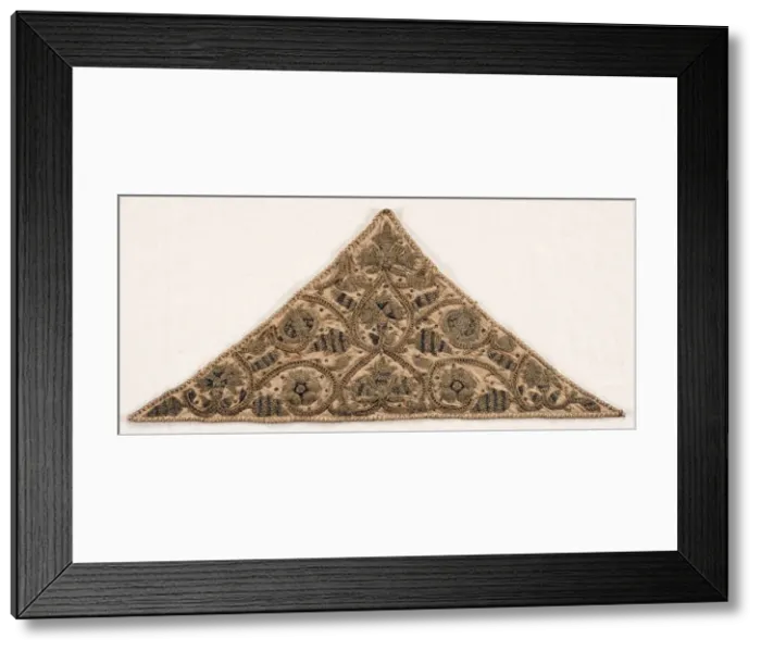 Framed Print : Forehead Cloth, late 1500s. Creator: Unknown Framed Print : Forehead Cloth, late 1500s. Creator: Unknown