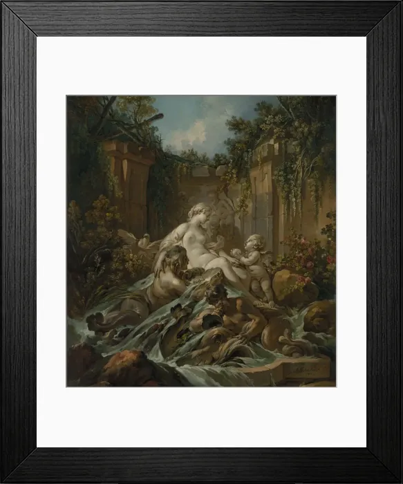 Framed Print : Fountain of Venus, 1756. Creator: Francois Boucher (French, 1703-1770) Framed Print : Fountain of Venus, 1756. Creator: Francois Boucher (French, 1703-1770)