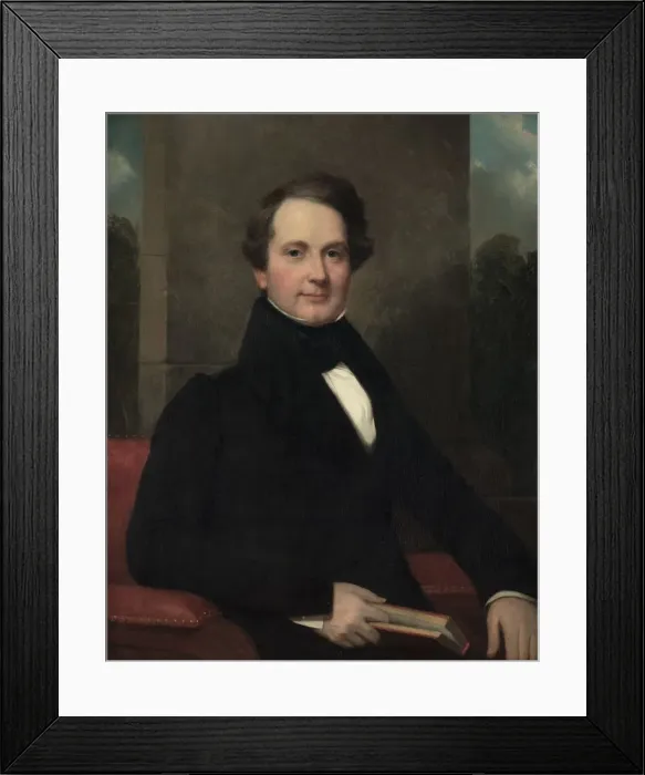 Framed Print : Frederic Betts; Mary Ward Betts, 1830s. Creator: Henry Inman (American, 1801-1846) Framed Print : Frederic Betts; Mary Ward Betts, 1830s. Creator: Henry Inman (American, 1801-1846)
