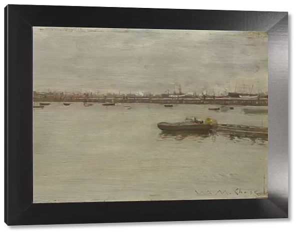 Gray Day on the Bay, c. 1886. Creator: William Merritt Chase (American, 1849-1916)