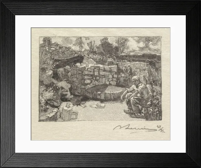 Framed Print : Fontainebleau Forest: Quarrymans Lodge (La Foret de Fontainebleau: Une loge de carrier) Framed Print : Fontainebleau Forest: Quarrymans Lodge (La Foret de Fontainebleau: Une loge de carrier)