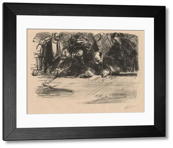 Framed Print : Groupe de joueurs. Creator: Jean Louis Forain (French, 1852-1931) Framed Print : Groupe de joueurs. Creator: Jean Louis Forain (French, 1852-1931)