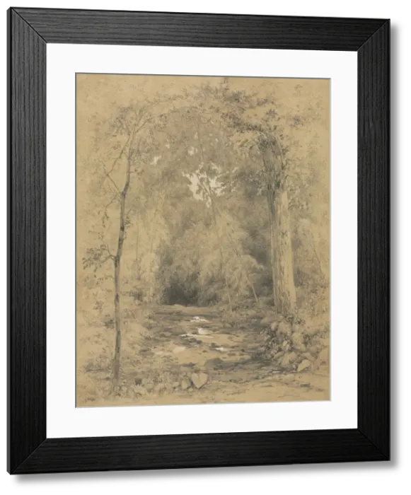 Framed Print : Forest Interior, c. 1870. Creator: John Henry Hill (American, 1839-1922) Framed Print : Forest Interior, c. 1870. Creator: John Henry Hill (American, 1839-1922)