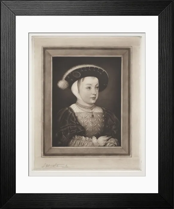 Framed Print : Francois II (Dauphin of France), 19th-20th century. Creator: Samuel Arlent-Edwards (American Framed Print : Francois II (Dauphin of France), 19th-20th century. Creator: Samuel Arlent-Edwards (American