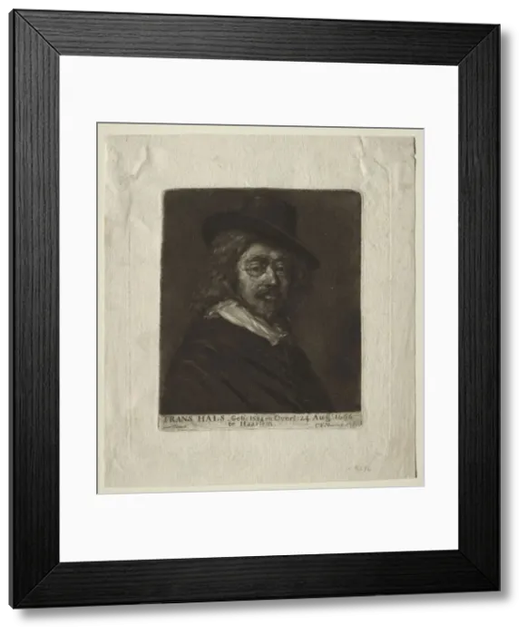 Framed Print : Frans Hals, 1761. Creator: Cornelis van Noorde (Dutch, 1731-1795) Framed Print : Frans Hals, 1761. Creator: Cornelis van Noorde (Dutch, 1731-1795)