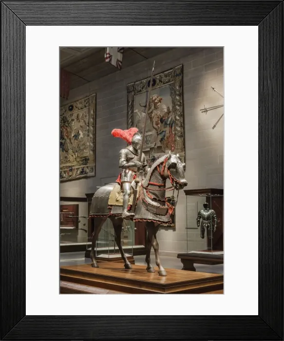 Framed Print : Armor for Man and Horse with Vols-Colonna Arms, c. 1575. Creator: Unknown Framed Print : Armor for Man and Horse with Vols-Colonna Arms, c. 1575. Creator: Unknown