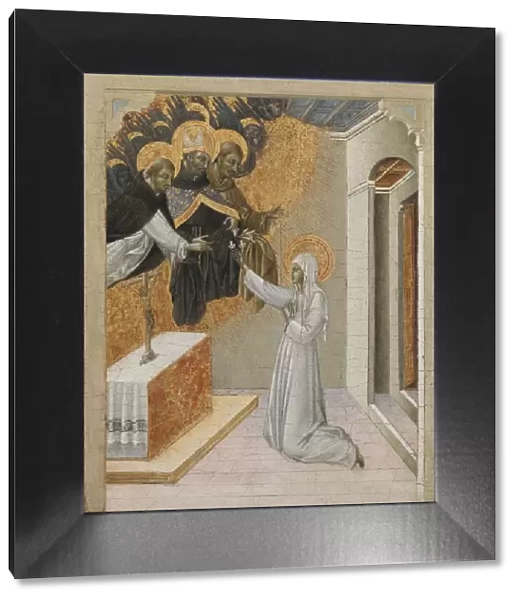 Predella Panel from an Altarpiece: St. Catherine of Siena Invested with the Dominican Habit, 1460s
