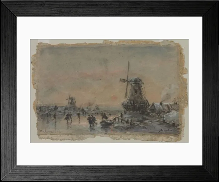 Framed Print : View of Arnheim, 1864. Creator: Johan Barthold Jongkind (Dutch, 1819-1891) Framed Print : View of Arnheim, 1864. Creator: Johan Barthold Jongkind (Dutch, 1819-1891)