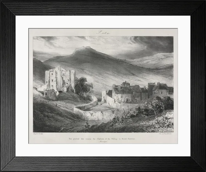 Framed Print : Voyages pittoresques et romantiques dans lancienne France, Auvergne... 1831. Creator Framed Print : Voyages pittoresques et romantiques dans lancienne France, Auvergne... 1831. Creator