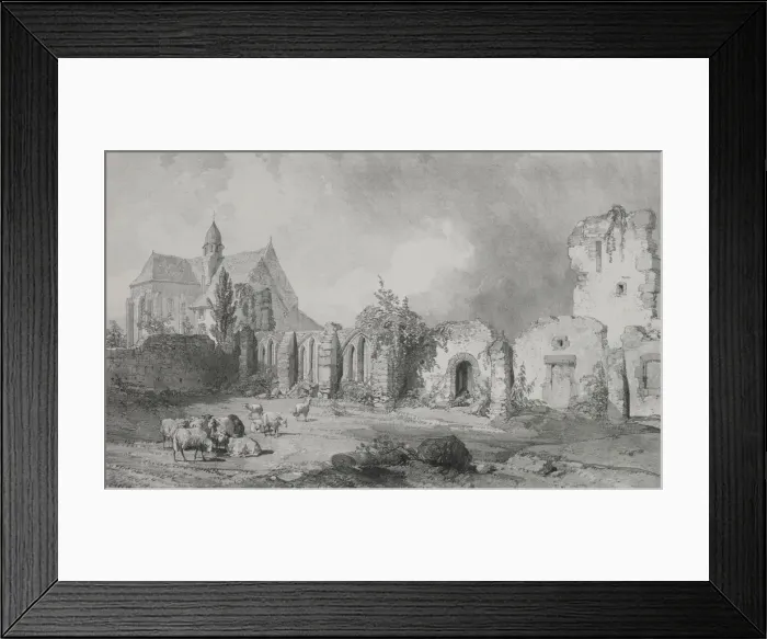 Framed Print : Voyages pittoresques et romantiques dans lancienne France. Bretagne: Abbaye de Relec Framed Print : Voyages pittoresques et romantiques dans lancienne France. Bretagne: Abbaye de Relec