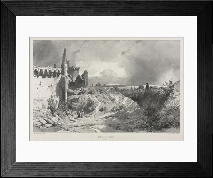 Framed Print : Voyages pittoresques et romantiques dans lancienne France. Bretagne: Chateau de Susinio Framed Print : Voyages pittoresques et romantiques dans lancienne France. Bretagne: Chateau de Susinio