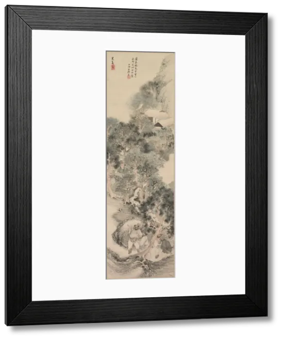 Framed Print : Water Margin Bandits, late 1700s-early 1800s. Creator: Matsumura Goshun (Japanese, 1752-1811) Framed Print : Water Margin Bandits, late 1700s-early 1800s. Creator: Matsumura Goshun (Japanese, 1752-1811)