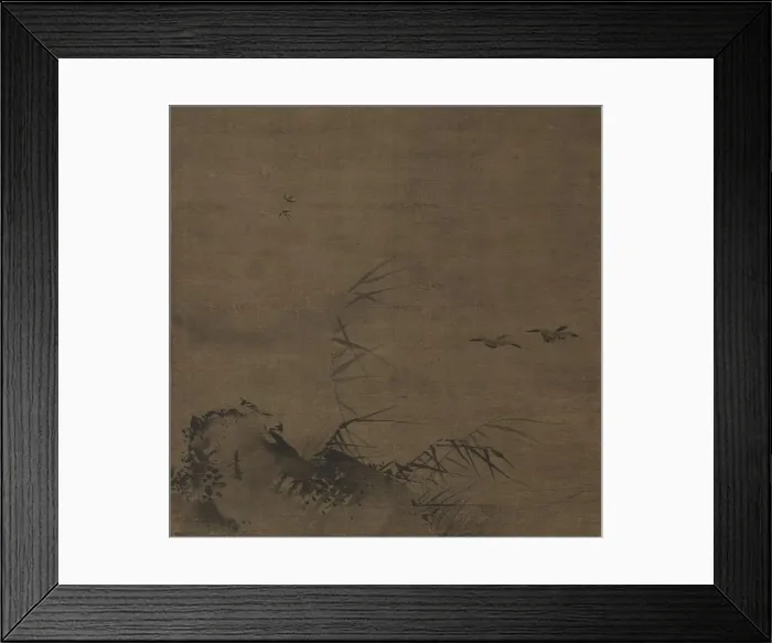 Framed Print : Waterfowl and Reeds, early 1200s. Creator: Liang Kai (Chinese, mid-1100s-early 1200s) Framed Print : Waterfowl and Reeds, early 1200s. Creator: Liang Kai (Chinese, mid-1100s-early 1200s)