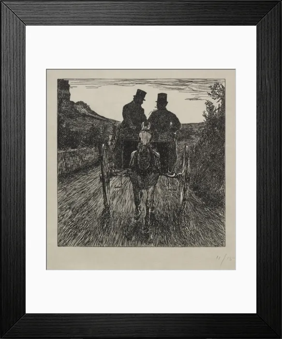 Framed Print : Why the Pifflers Lost their Return Match, 1865. Creator: George Louis Palmella Busson Du Maurier Framed Print : Why the Pifflers Lost their Return Match, 1865. Creator: George Louis Palmella Busson Du Maurier