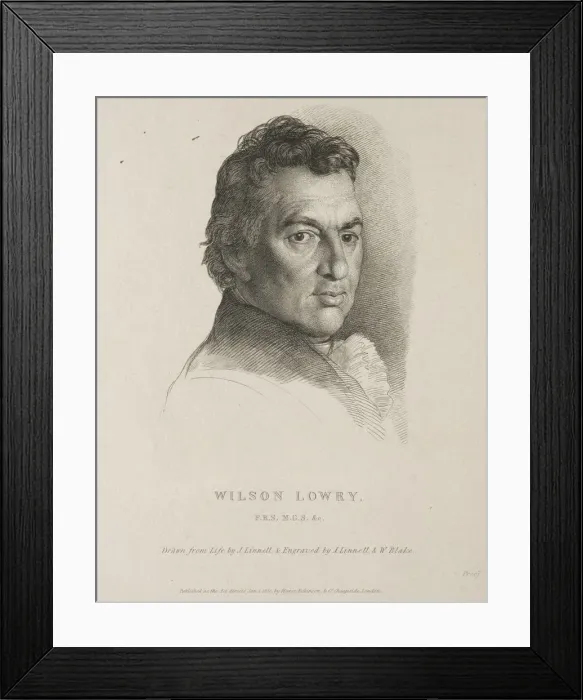 Framed Print : Wilson Lowry, 1825. Creator: William Blake (British, 1757-1827); John Linnell (British Framed Print : Wilson Lowry, 1825. Creator: William Blake (British, 1757-1827); John Linnell (British