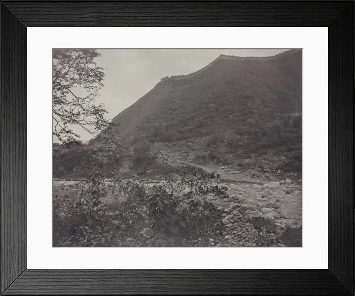 Framed Print : View of the Great Wall, China, c. 1871. Creator: John Thomson (Scottish, 1837-1921) Framed Print : View of the Great Wall, China, c. 1871. Creator: John Thomson (Scottish, 1837-1921)