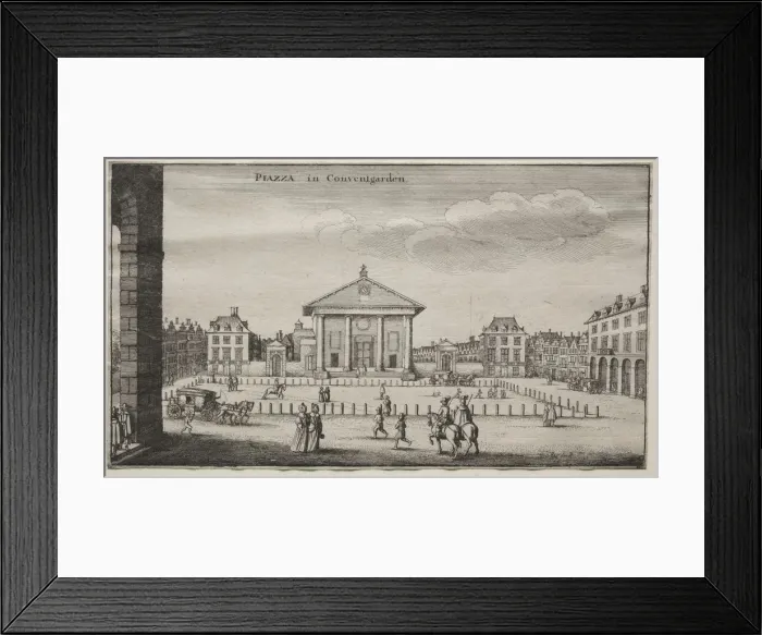 Framed Print : Views of London: The Piazza in Covent Garden. Creator: Wenceslaus Hollar (Bohemian, 1607-1677) Framed Print : Views of London: The Piazza in Covent Garden. Creator: Wenceslaus Hollar (Bohemian, 1607-1677)