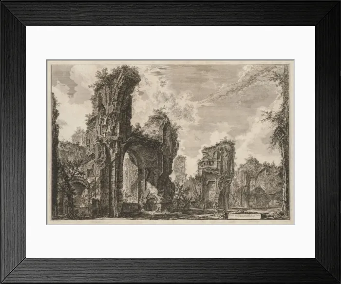 Framed Print : Views of Rome: Rovine del Sisto o sia della gran sala delle Terme Antoniniane, 1765 Framed Print : Views of Rome: Rovine del Sisto o sia della gran sala delle Terme Antoniniane, 1765