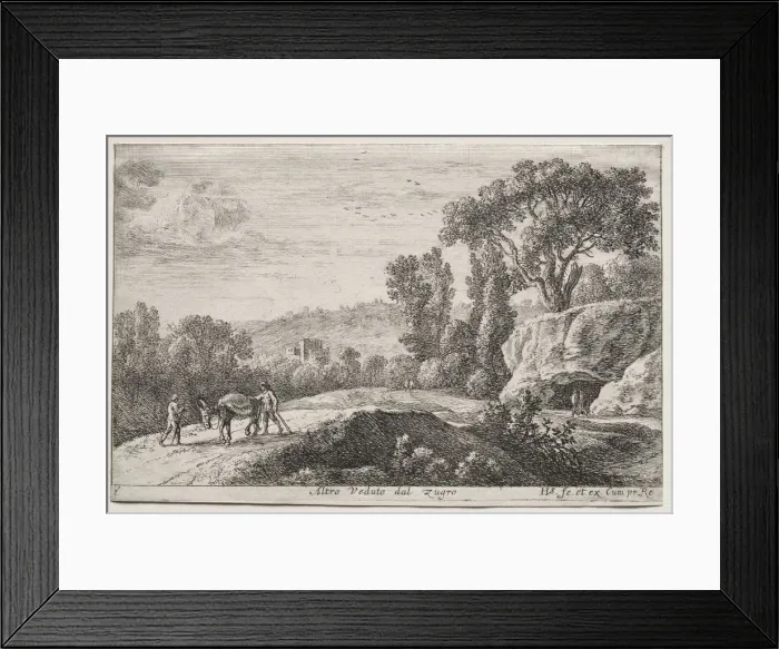 Framed Print : Views of Rome: Second View of Zugro. Creator: Herman van Swanevelt (Dutch, c. 1600-1655) Framed Print : Views of Rome: Second View of Zugro. Creator: Herman van Swanevelt (Dutch, c. 1600-1655)